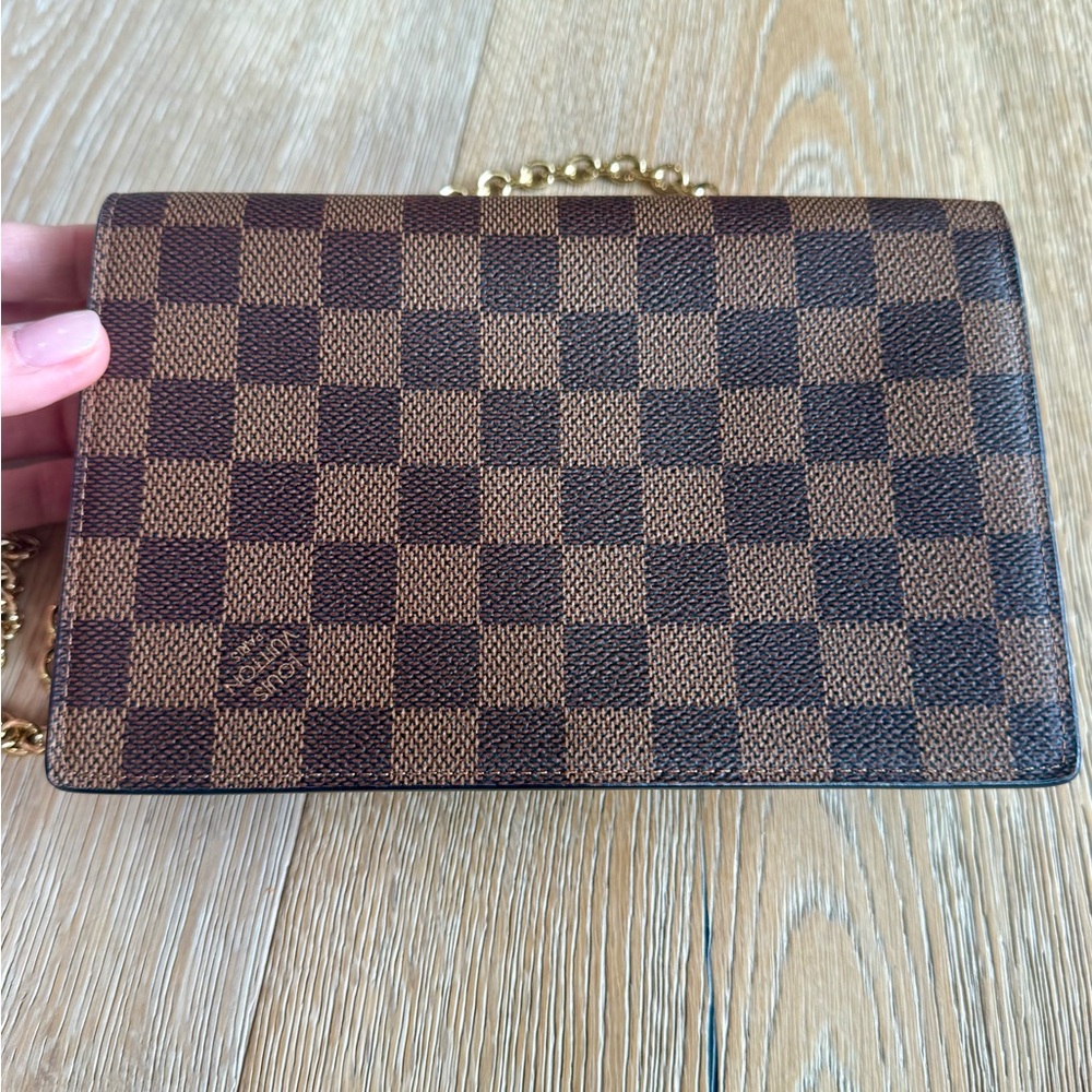 Louis Vuitton Damier Ebene Vavin Wallet on Chain - Picture 7 of 15